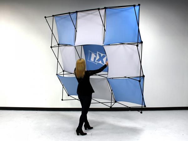 X1 5 ft. -- 2x2 A Fabric Table Top Pop-Up Display Assembly