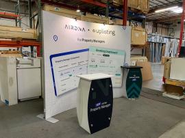 RENTAL: RE-1073 Symphony Inline Design with Large Concave Curved Frame -- View 2